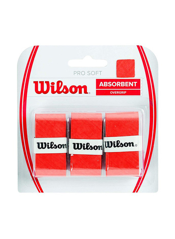 

Wilson 3-Piece Pro Soft Grip, Red