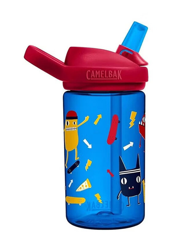 

Camelbak 415ml Polypropylene Skate Monsters Printed Water Bottle, 2282402040, Multicolour