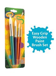 Crayola 4-Piece Paint Brush Set, Multicolour