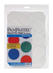 Panpastel 10-Slot Palette Tray and Cover, White