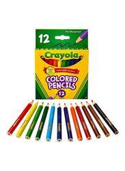 Crayola 12-Piece Colour Pencil, Multicolour
