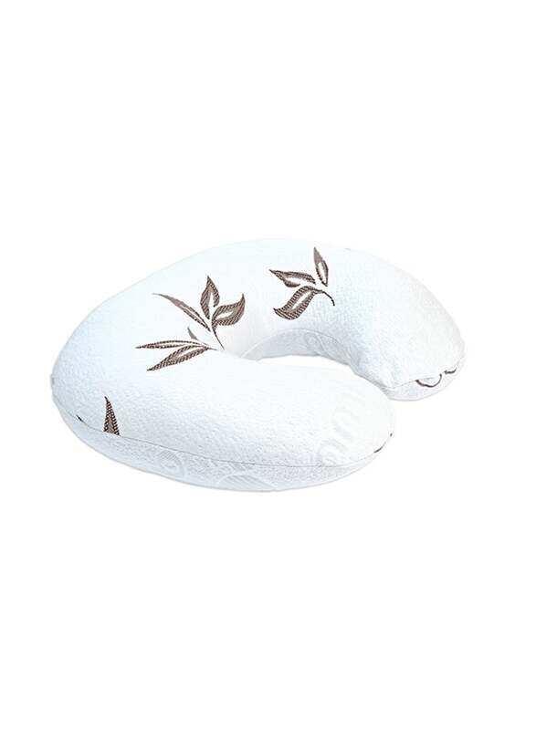 

Moon 45 x 55 x 18cm Feeding Pillow with Bamboo Fabric, White