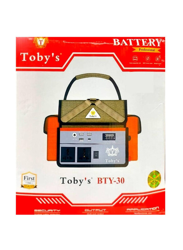 

Toby's Power Inverter with Rechargeable Battery, White