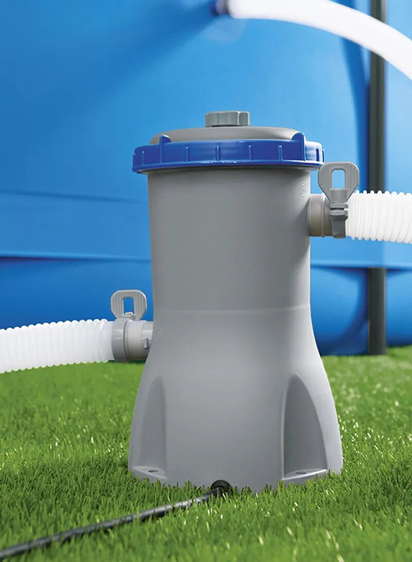 Bestway Flowclear Filter Pump, 800gallon, 58386, Grey/Blue