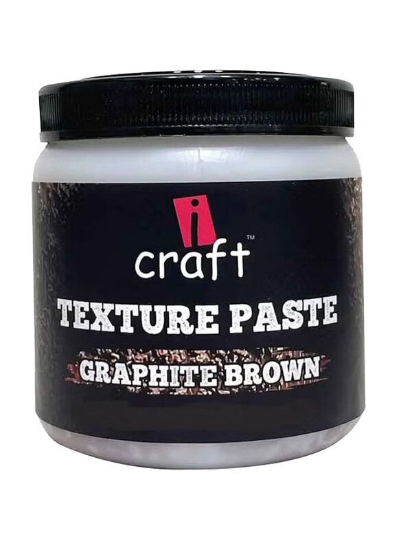 

iCraft Texture Paste, 250g, Graphite Brown