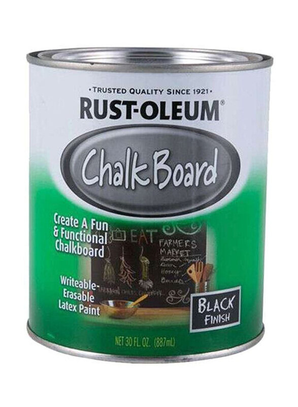 

Rust-oleum Brush-On Chalkboard Paint, 887ml, Black