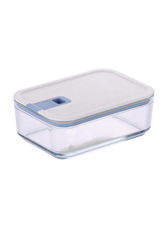 

Neoflam 1600ml Perfect Seal Rectangle Glass Storage Container, Clear