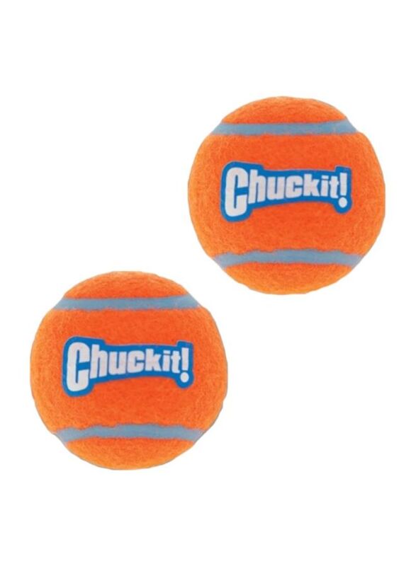 Petmate Chuckit Ultra Ball, Set of 2, Orange/Blue