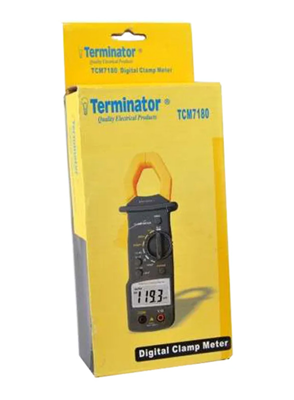 Terminator Digital Clamp Meter, Black/Yellow