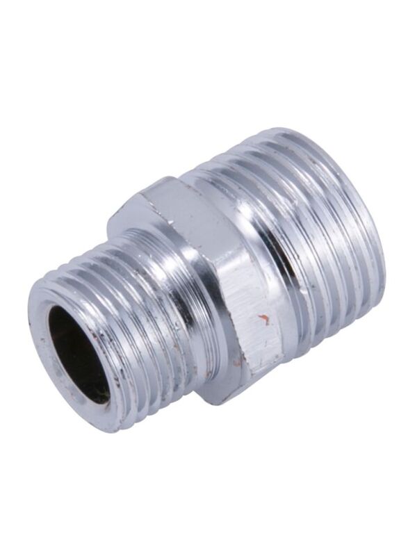Mkats Chrome Reducer Connector, Silver