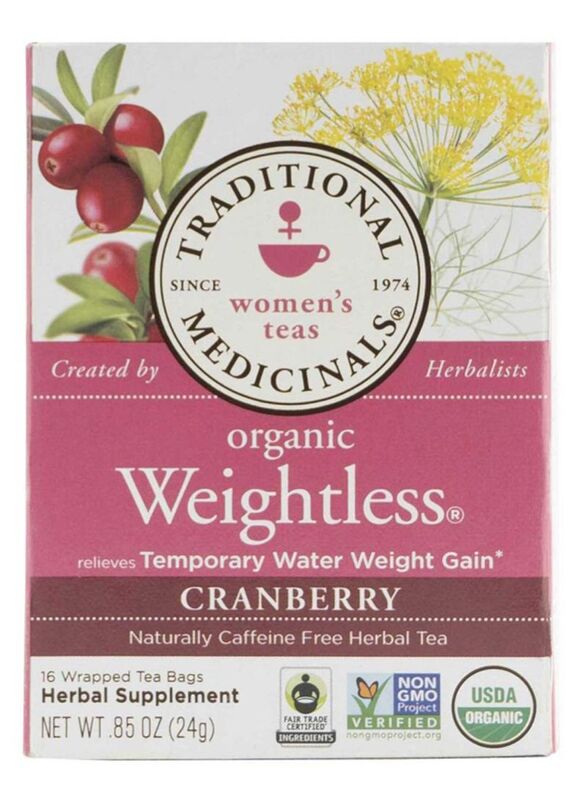 Traditional Medicinals Organic Weights Cranberry Tea, 24g