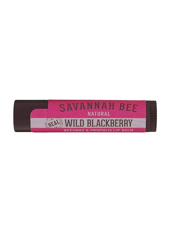 

Savannah Bee Wild BlackBerry Organic Beeswax Lip Balm, 2 Piece, Pink