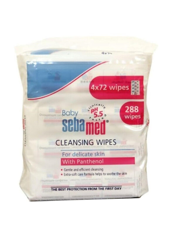 

Sebamed Baby Cleansing Wet Wipes With Panthenol, 288 Pieces