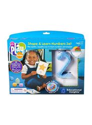 Educational Insights Playfoam Shape & Learn Numbers Set, 21 Pieces, Ages 3+, EI-1918, Multicolour