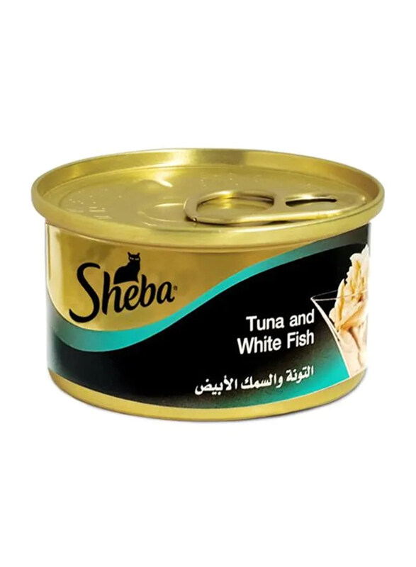 

Sheba Tuna and White Fish Wet Cat Food, 85 grams