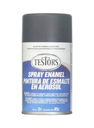 Testors Enamel Spray Paint, 85g, Black