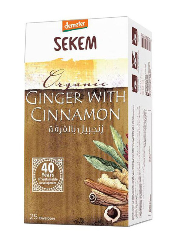 

Sekem Ginger with Cinnamon Premium Herbal Tea, 25 Filter