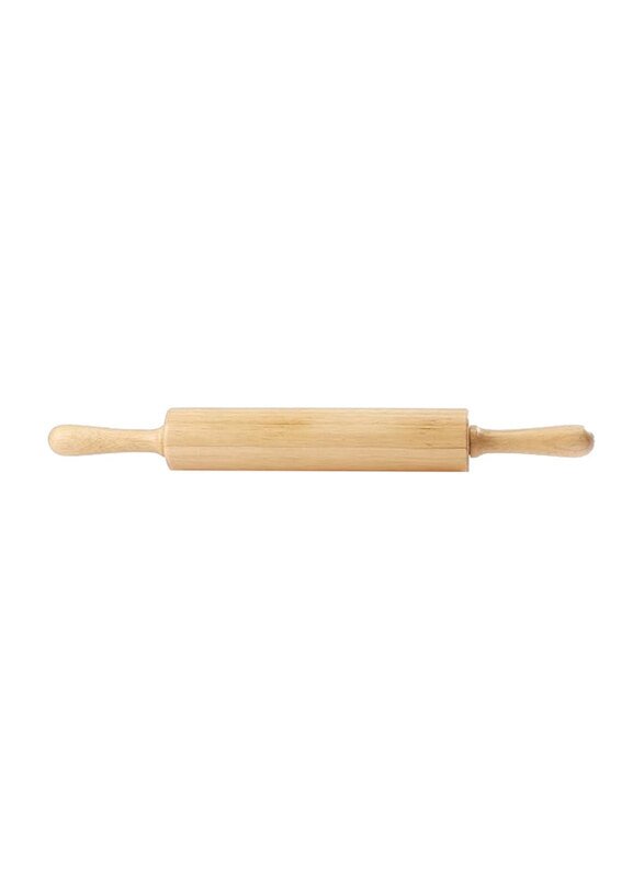 

Billi 49cm Wooden Rolling Pin, WA-201-12, Beige