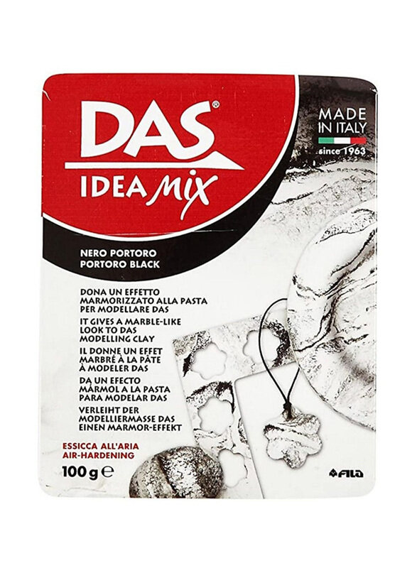 

Das Ideas Mix Mineral Based Modelling Clay, 100g, Black