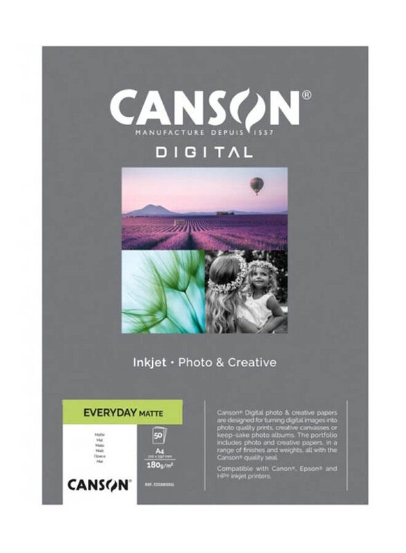 

Canson Digital Everyday Matt, 50 Sheets, A4 Size