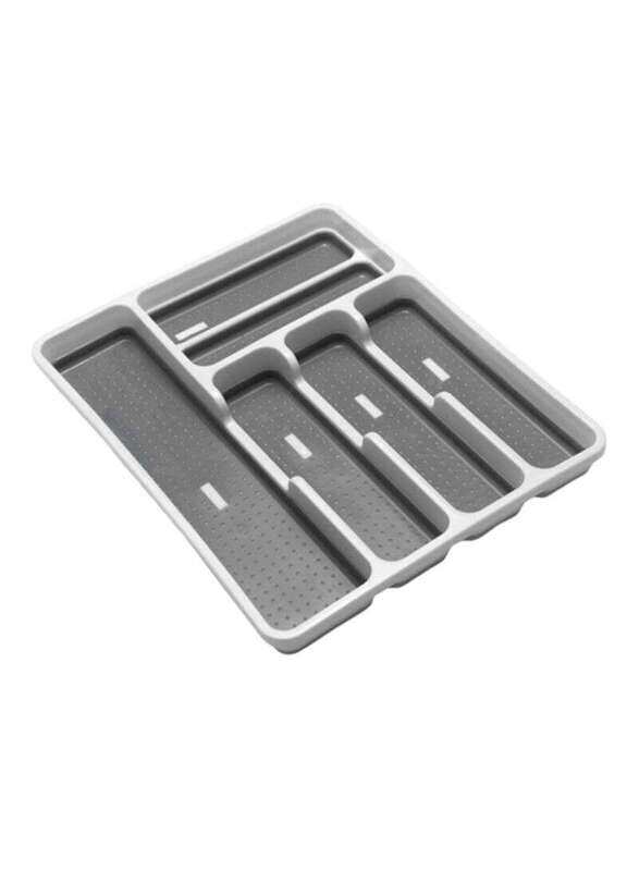 

Addis Anti-Slip Drawer Organizer, White/Grey