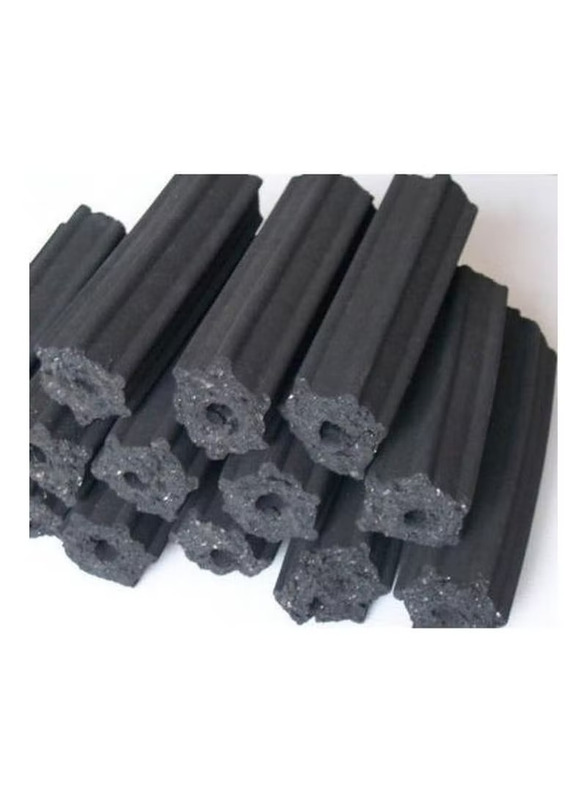 Flame-on Premium Hexagonal Charcoal Briquettes, Black