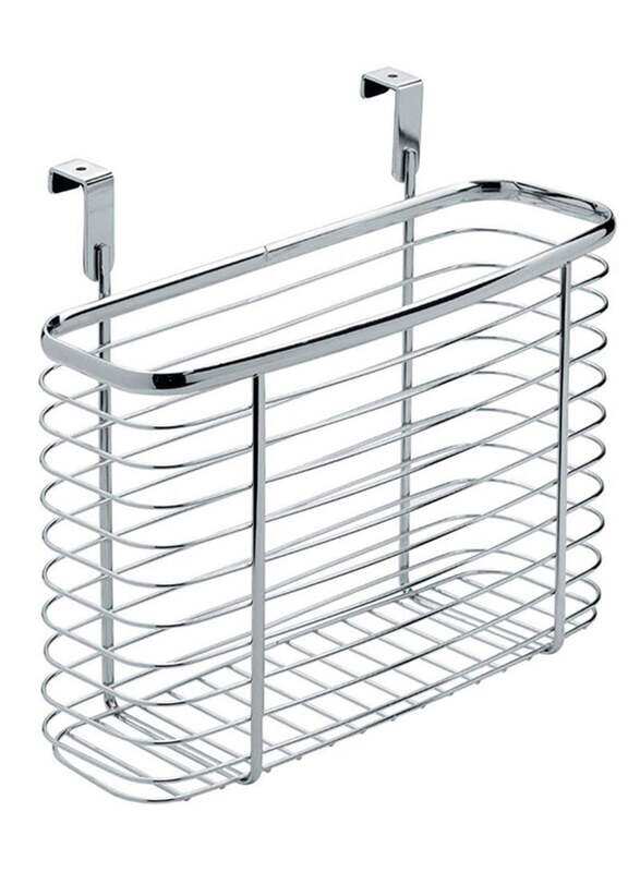 Interdesign ID Axis OTC Chrome Basket, Silver