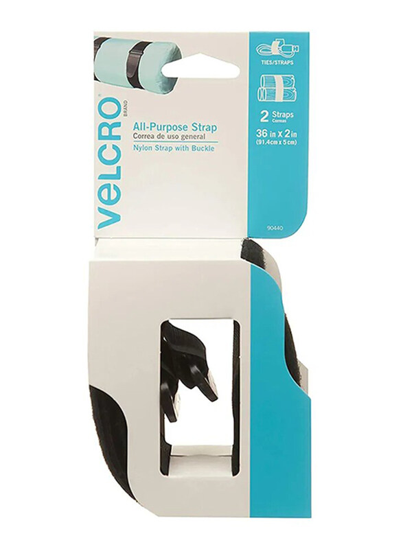 

Velcro 2-Piece All-Purpose Straps, 36 x 2 inch, Black