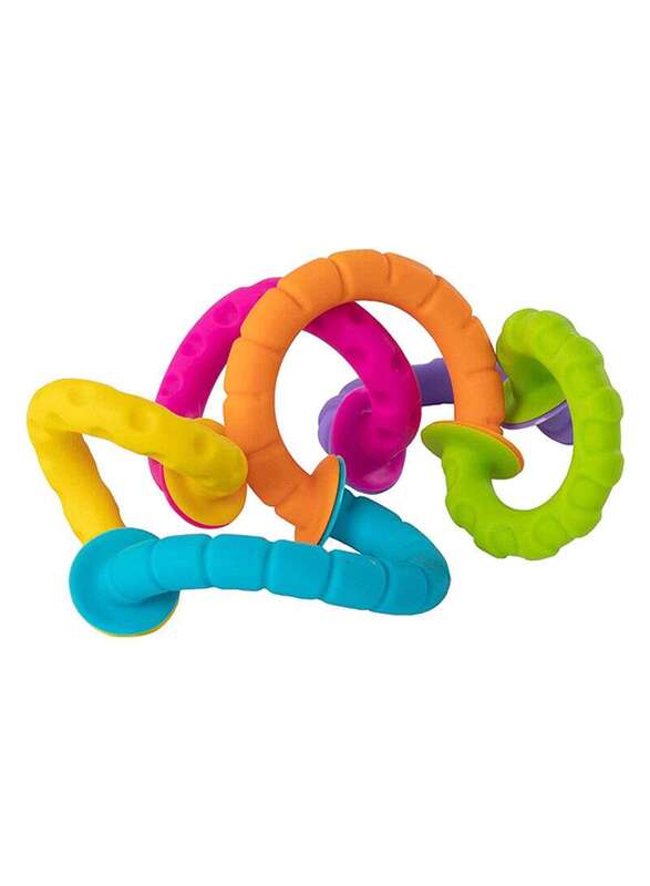 Fat Brain Toys Pipsquigz Ringlets Toys And Gifts Set for Babies, Ages 1+, Multicolour