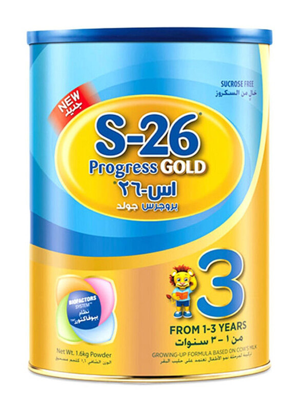 

Wyeth S-26 Progress Gold Stage 3 Baby Formula Food, 1.6 Kg