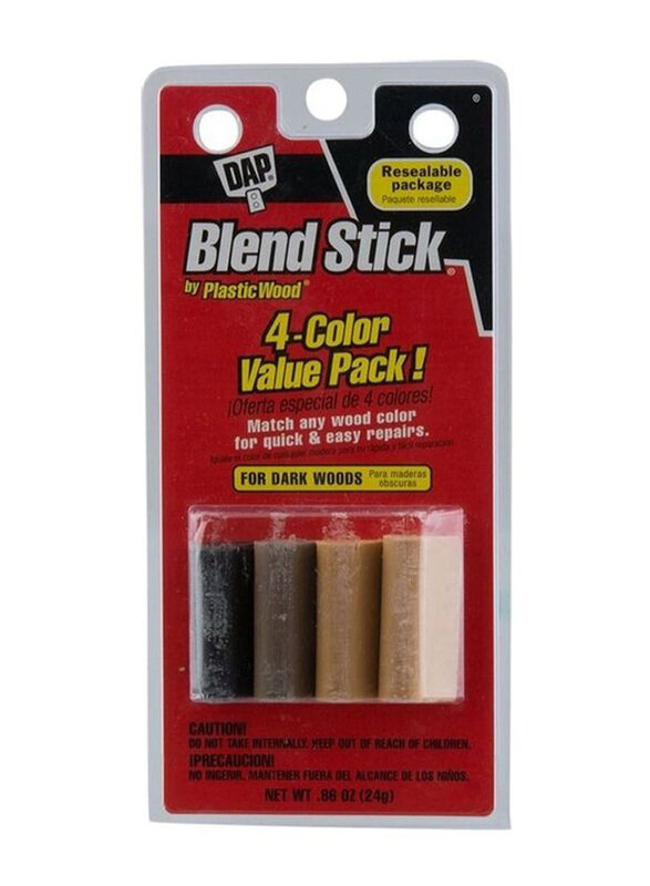 

Dap 4-Piece Dark Wood Blend Stick, Multicolour