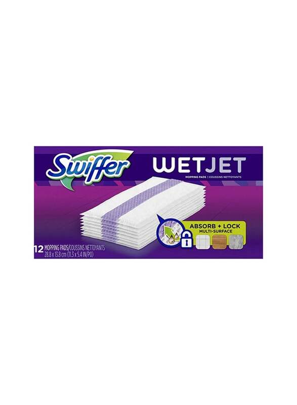 Swiffer Wet Jet Refill Mopping Pads, 15-Ct, 12 Pieces