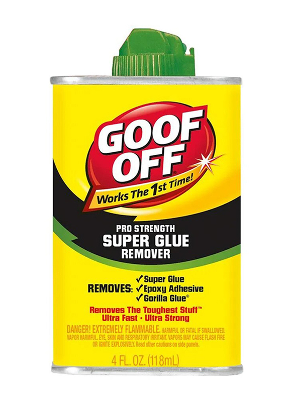 Goof Off Pro Strength Super Glue Remover, 118ml
