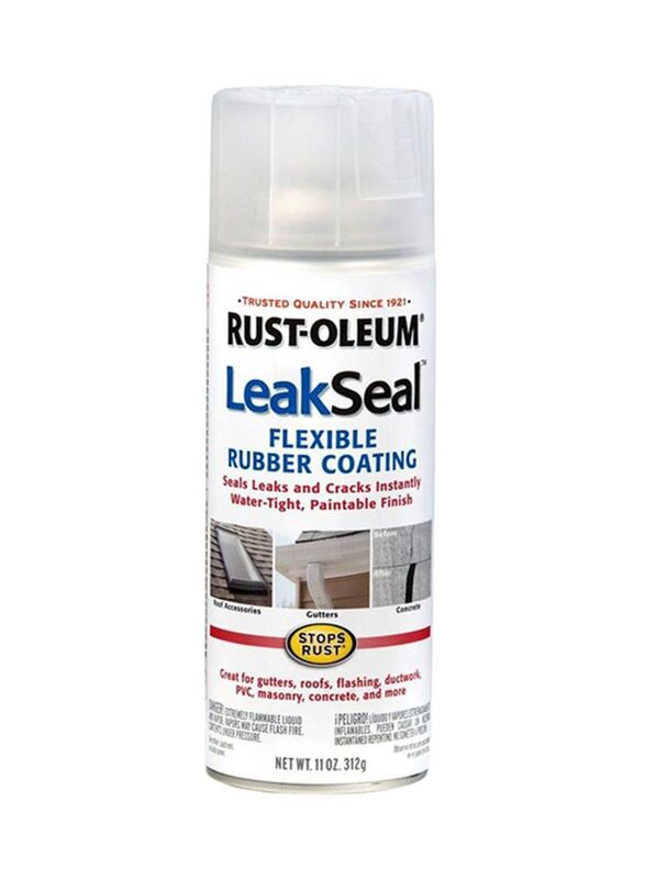 Rust-Oleum 12oz Leak Seal Flexible Rubber Sealant, Clear