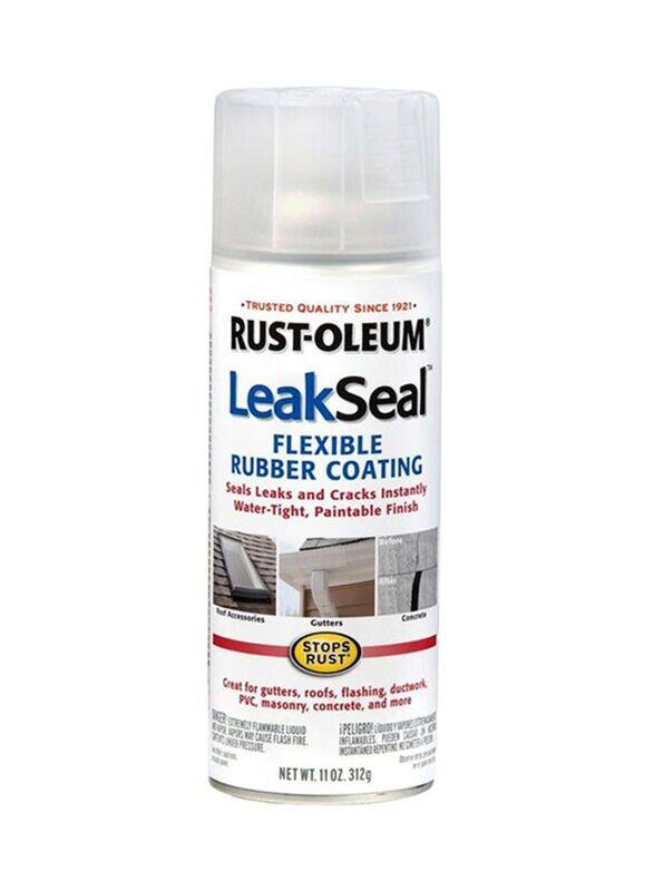 

Rust-Oleum 12oz Leak Seal Flexible Rubber Sealant, Clear