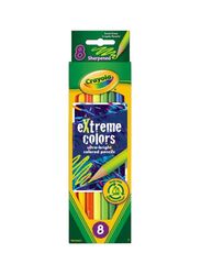 Crayola 8-Piece Extreme Colours Pencils, Multicolour