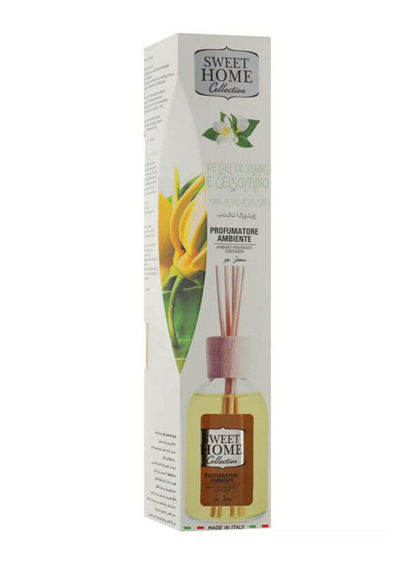 

Sweet Home Jasmine & Ylang Leafs Fragrance Reed Diffuser, 100ml, Beige