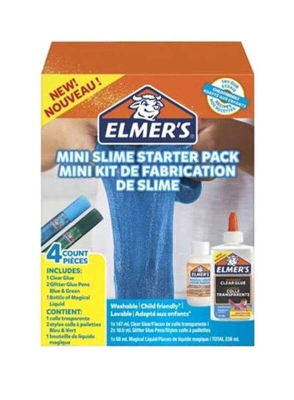 Elmers Glitter Slime Kit 4 pieces