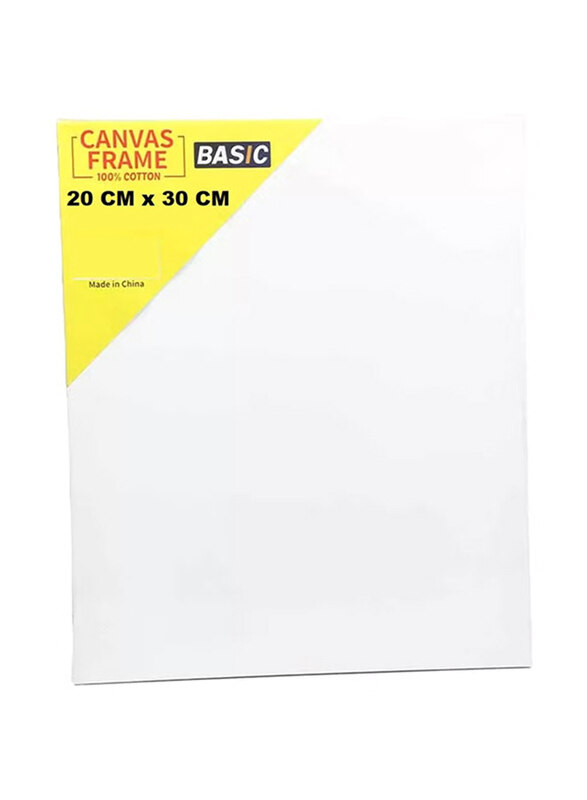 

Basic Canvas Board, 20cm x 30cm, White