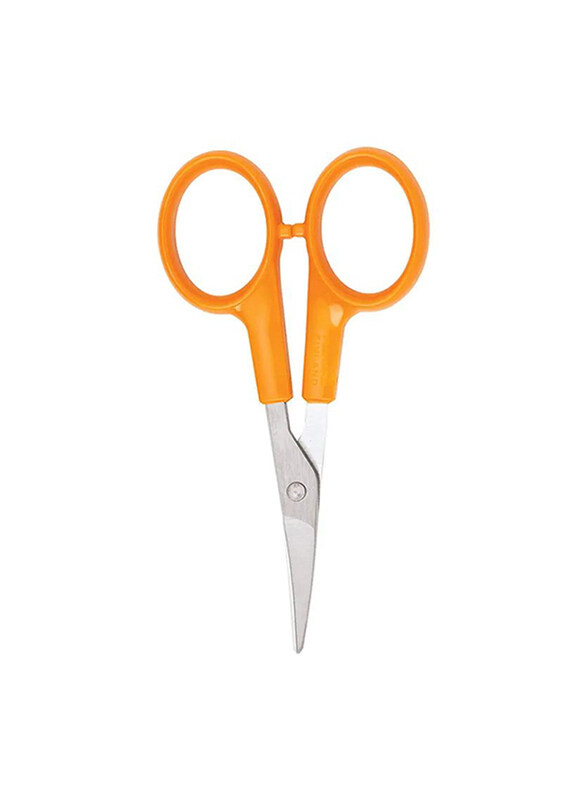 

Fiskars Curved Detail Scissors, Silver/Orange