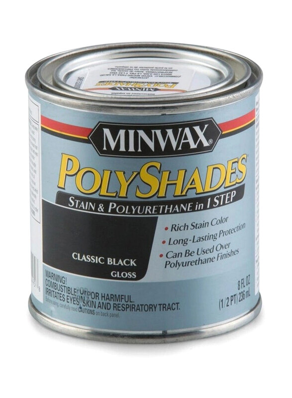 

Minwax PolyShades Stain Classic, 236ml, Gloss Black