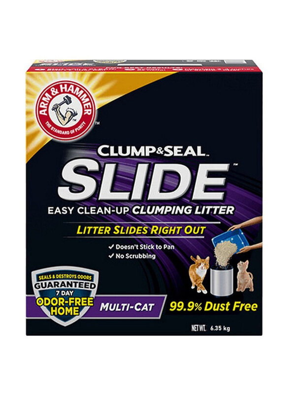 

Arm & Hammer Clump & Seal Slide Clumping Cat Litter, 6.35 kg