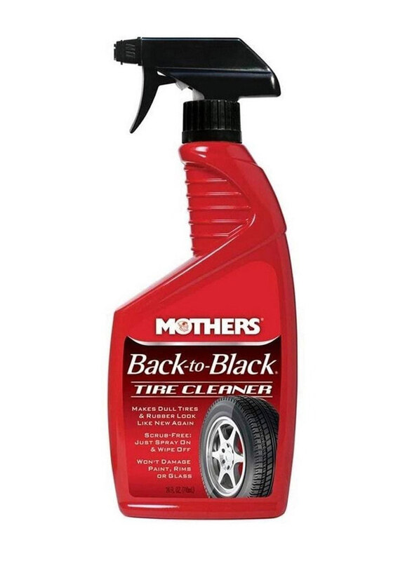 

Mothers 710ml Back To Black Tire Cleaner, Red