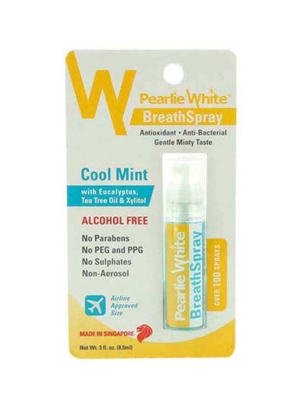 

Pearlie Alcohol-free Cool Mint Breath Spray, 8.5ml