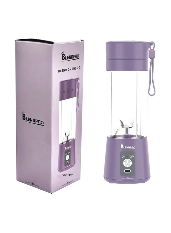 

Home Pro Portable Blender, Light Violet/Clear