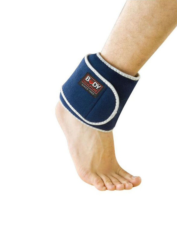 Body Sculpture Terry Cloth Ankle Wrap, Blue
