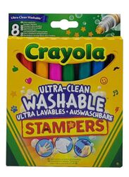 Crayola 8-Piece Washable Mini Stamper Set, Multicolour