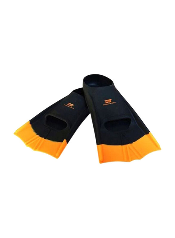 

Dawson Sports 1-Pair Rubber Swimming Fins, Orange/Black