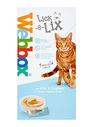 Webbox Lick-E-Lix Milk and Yoghurt Cream Wet Cat Food, 7 Treats x 10 grams