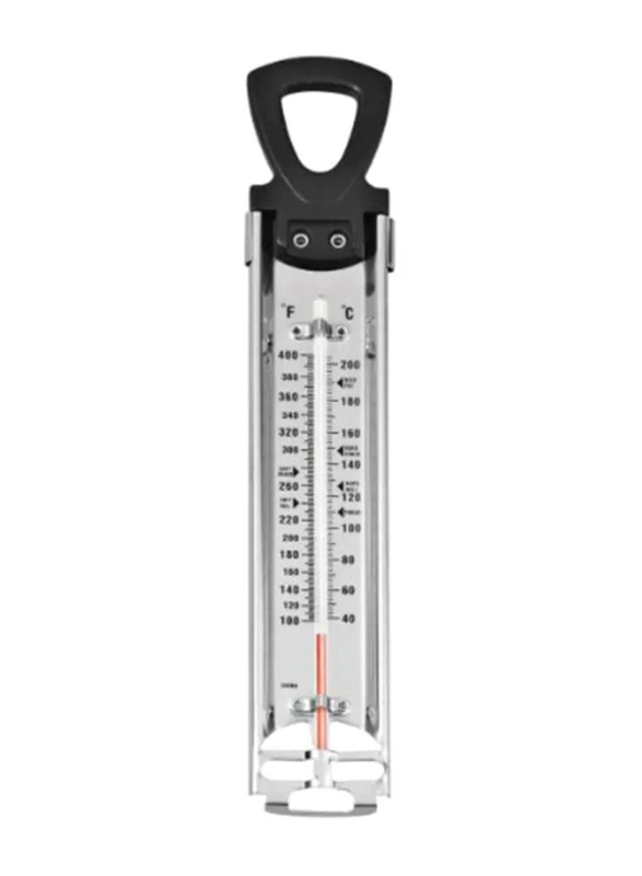 Wilton Hard Candy Temperature Measuring Thermometer, Silver/Black